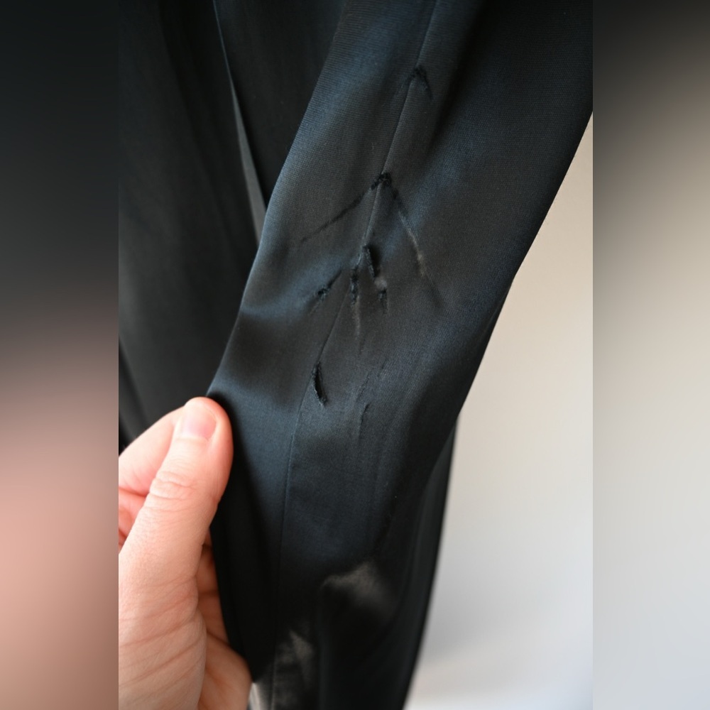 Madewell Harlow Superwide Satin Trouser Pant - Picture 11 of 12